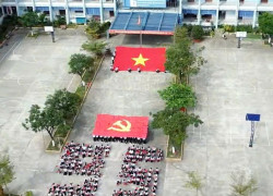 Trường THCS Nguyễn Trãi (thị trấn Ái Nghĩa cũ) được xây dựng mới kiên cố, khang trang. Ảnh: T.PHƯƠNG