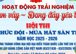 RỘN RÀNG SẮC XUÂN TẠI TRƯỜNG THCS NGUYỄN...
