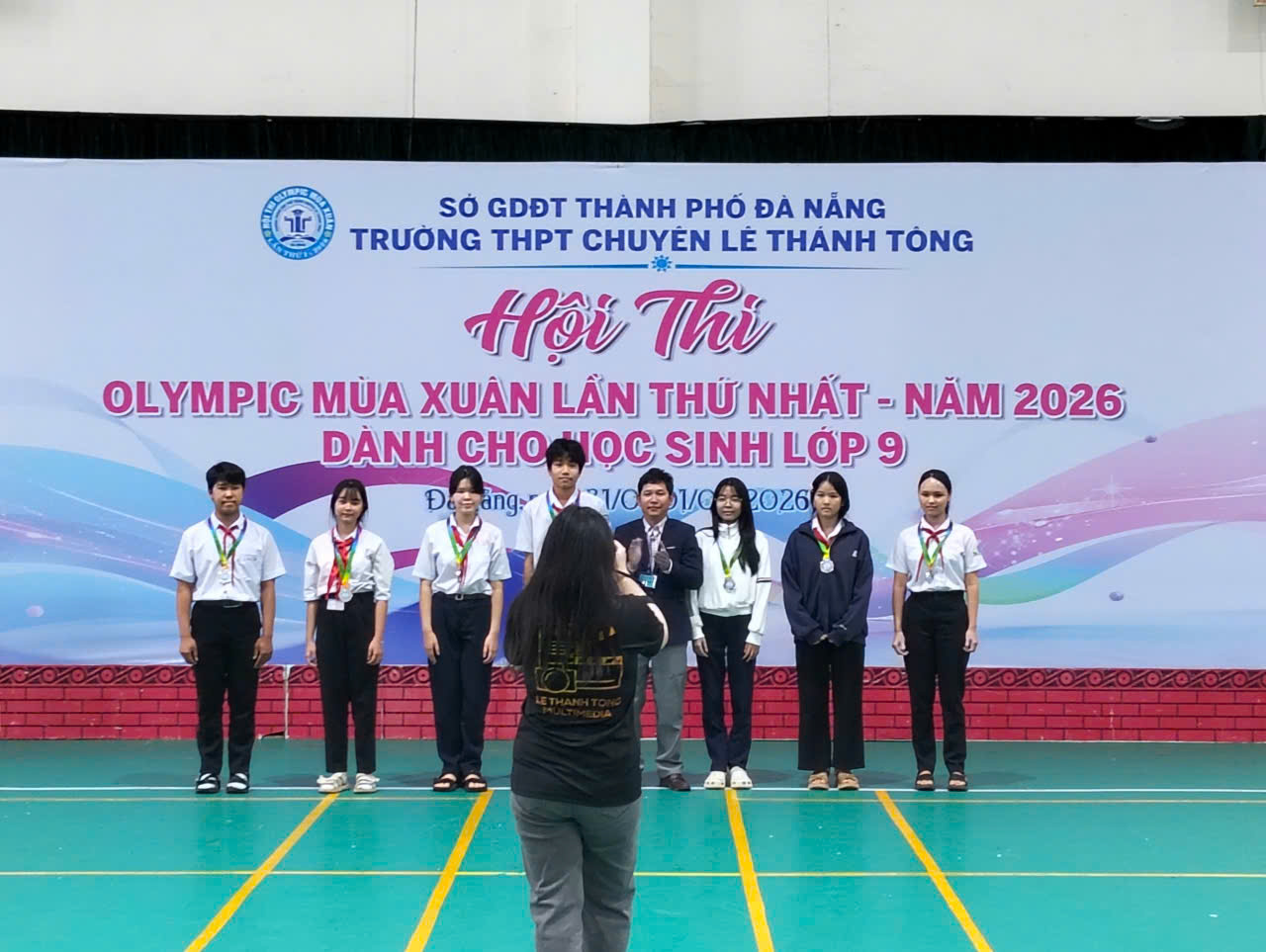 TỰ HÀO TRƯỜNG THCS NGUYỄN TRÃI – TẠI OLYMPIC MÙA XUÂN 2026