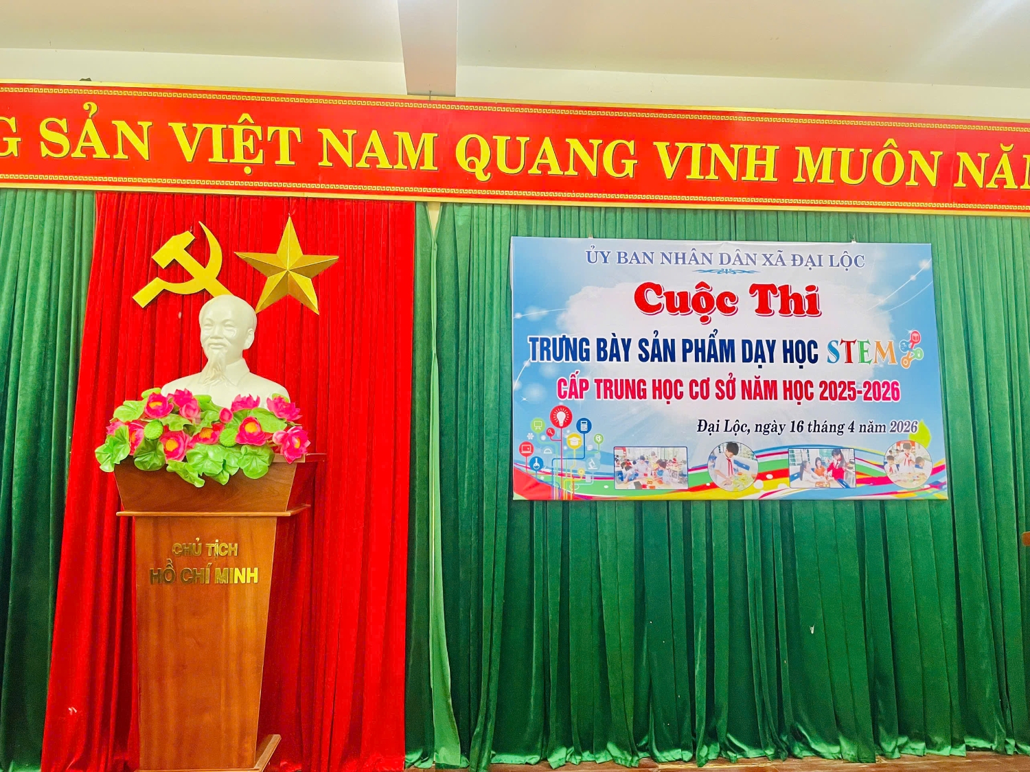 CUỘC THI TRƯNG BÀY SẢN PHẨM DẠY HỌC STEM CẤP THCS NĂM HỌC 2025-2026